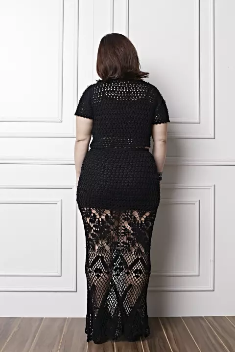 Plus Size - Conjunto Preto