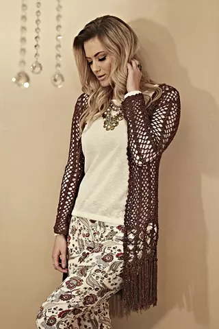 Quimono Marrom Glamour