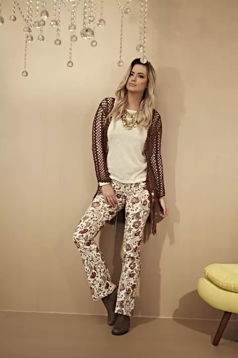 Quimono Marrom Glamour