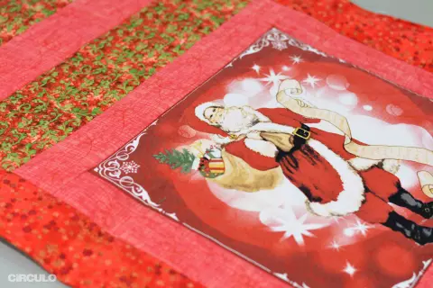 Trilho de Natal Quadradinhos