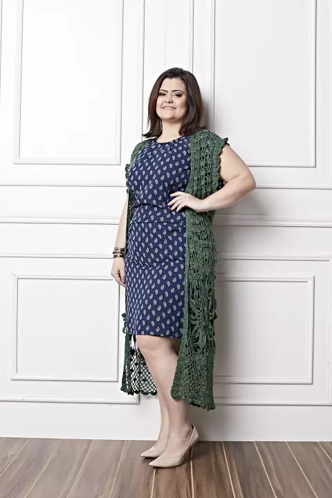 Plus Size - Quimono Verde