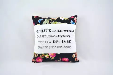Almofadas Frases Bordadas