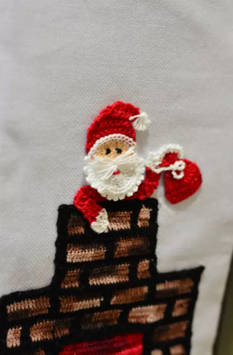 Trilho e Pano Papai Noel