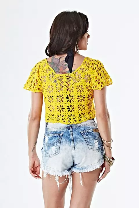 Blusa Glamour Amarela