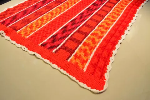 Tapete/Manta e Almofada Jacquard Duna