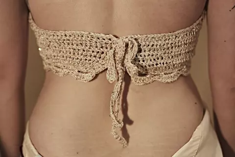 Cropped Dourado Chic