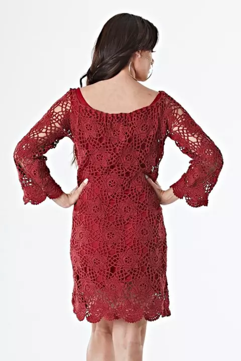 Vestido Marsala Charme
