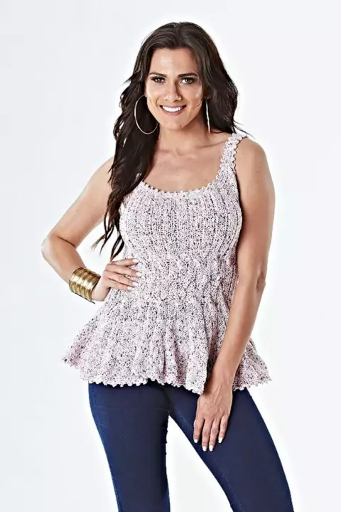 Blusa Peplum Caribe