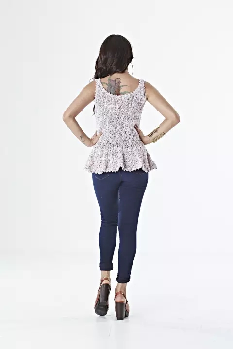 Blusa Peplum Caribe