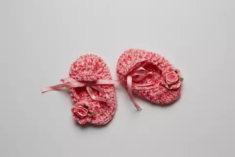 Sapatinho Mesclado com Flor