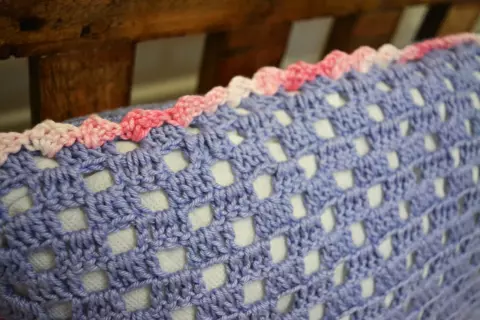 Almofada Duna Zig Zag Azul e Rosa