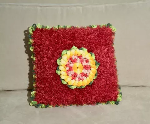 Almofada Decore com Girassol Central