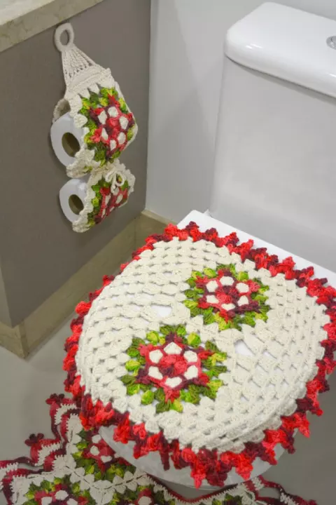 Jogo de Banheiro Multi Max Hexágonos
