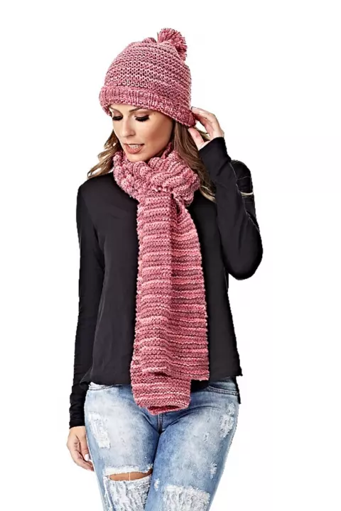 Cachecol e Gorro Mesclado