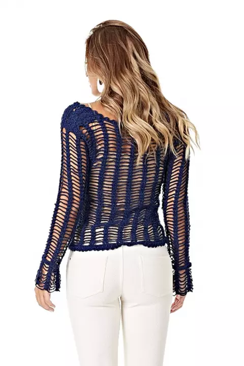 Blusa Vazada Glamour