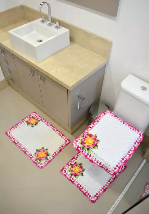 Jogo de Banheiro Maxcolor e Multicolor