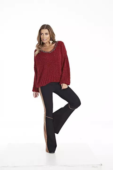 Blusa Marsala Açucena