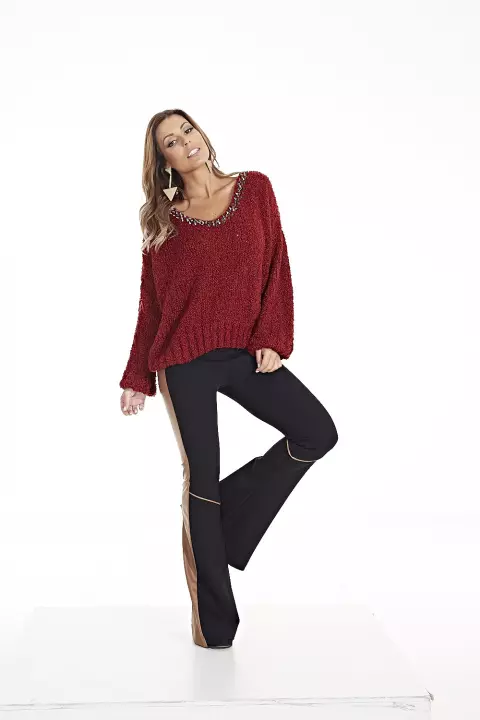Blusa Marsala Açucena