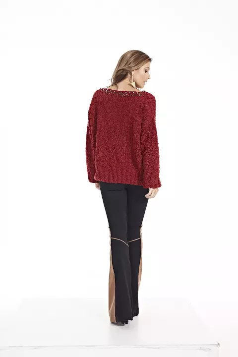 Blusa Marsala Açucena