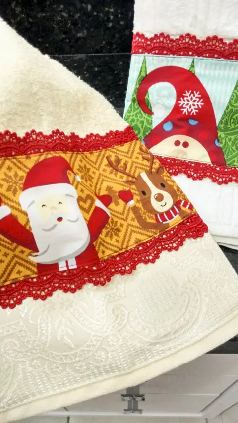 Toalhas de Rosto de Natal