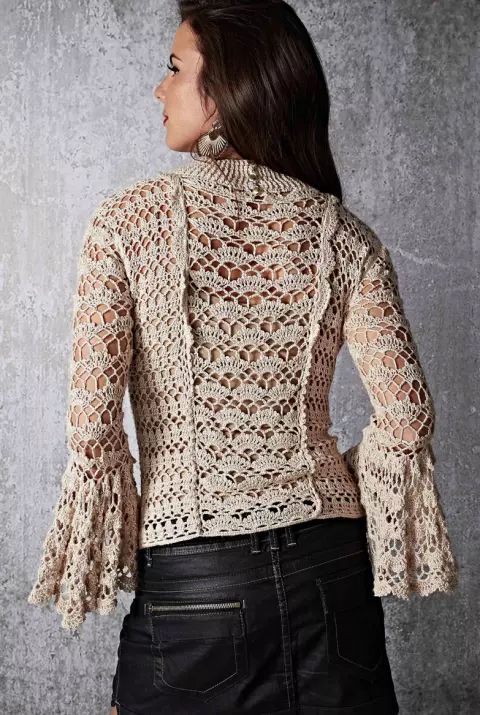 Blusa Estilo Manga Flare