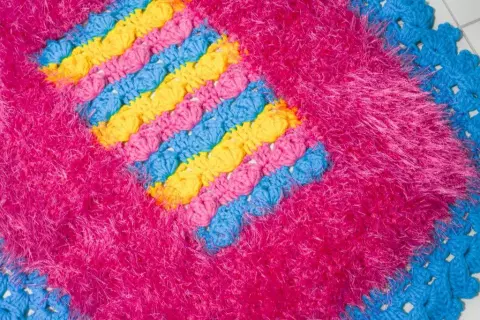 Tapetinho Max Turquesa Decore Pink