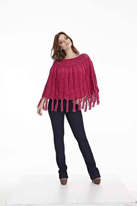 Poncho Glamour com Tassel