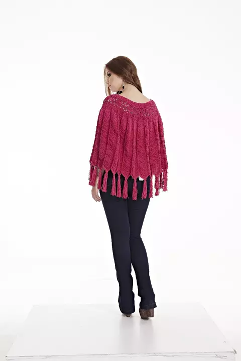 Poncho Glamour com Tassel