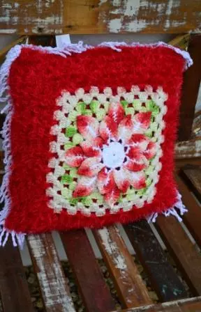 Capa Almofada Decore Vermelho