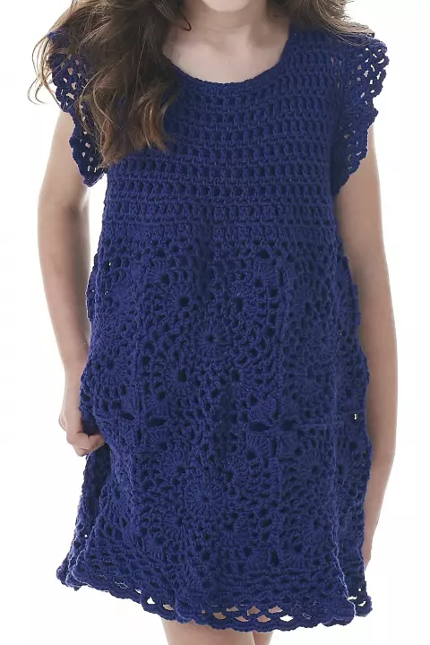 Vestido Infantil Marinho