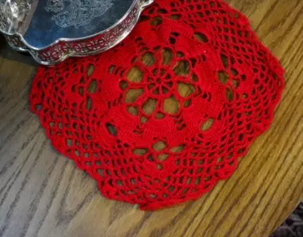 Centro De Mesa Cléa 5 Vermelho