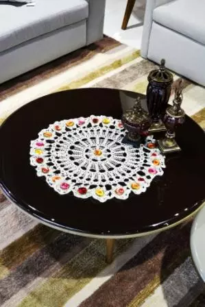 Toalha de Mesa Cléa Natural Flores