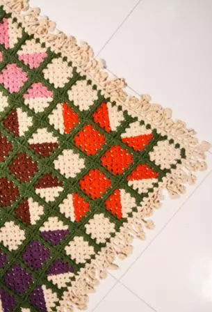 Tapete Maxcolor Patch Crochê