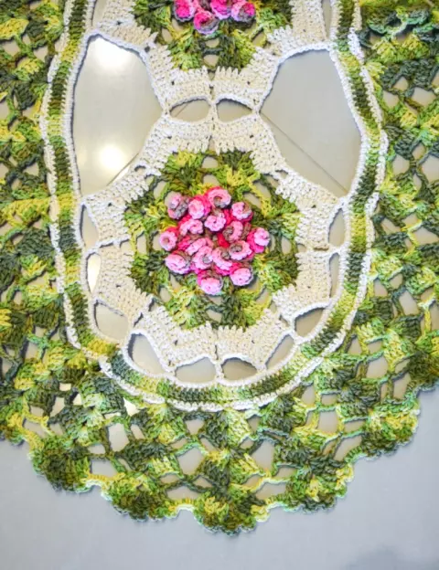 Tapete Oval Primavera