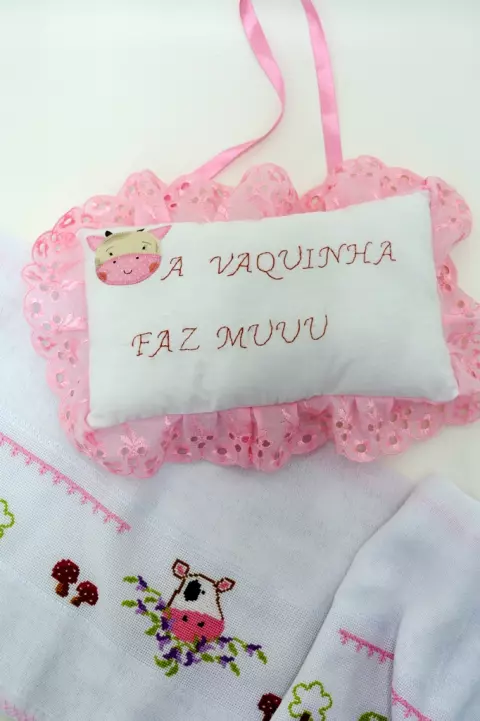 Almofadinha de Berço Vaquinha