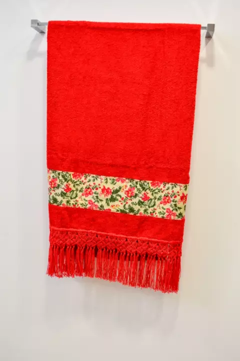 Toalha de Banho Macramê Paixão
