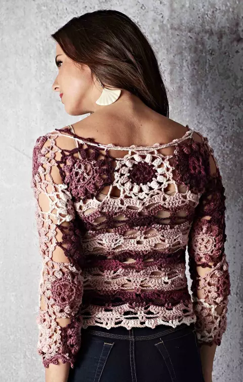 Blusa Batik Crochê
