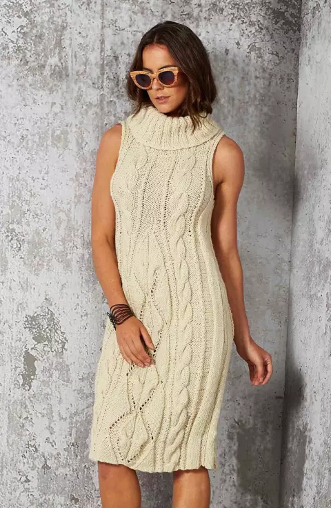 Vestido Tricô irlandês