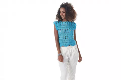 Blusa Crochê Peruano