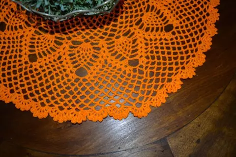 Centro de Mesa Anne Laranja
