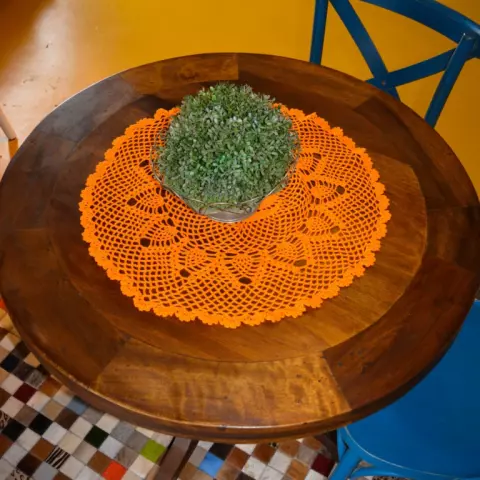 Centro de Mesa Anne Laranja