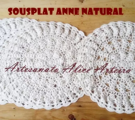 SOUSPLAT ANNE NATURAL
