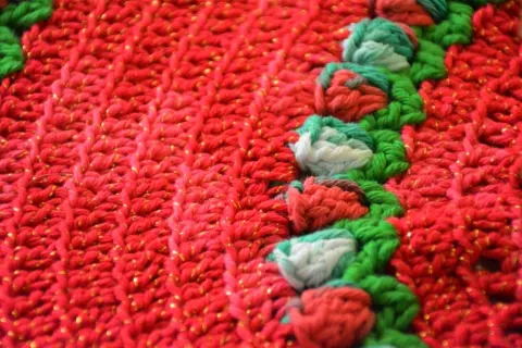 Toalha Redonda Multicolor Brilho