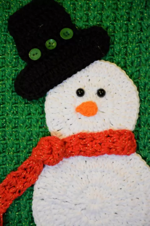 Almofada Boneco de Neve