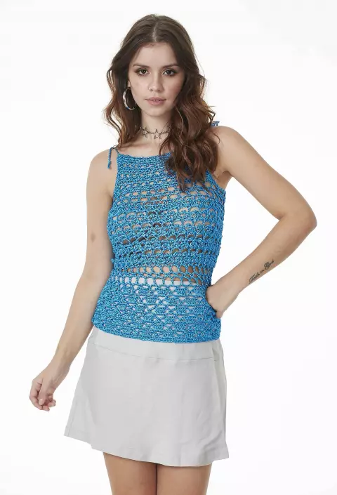 Blusa Encanto Turquesa