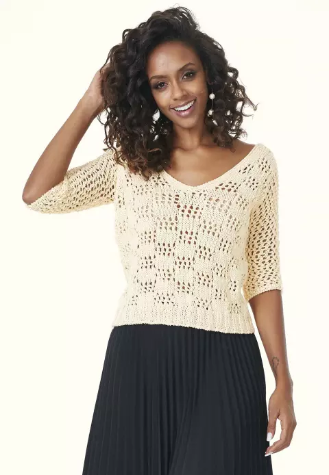 Blusa Barroco Tricô