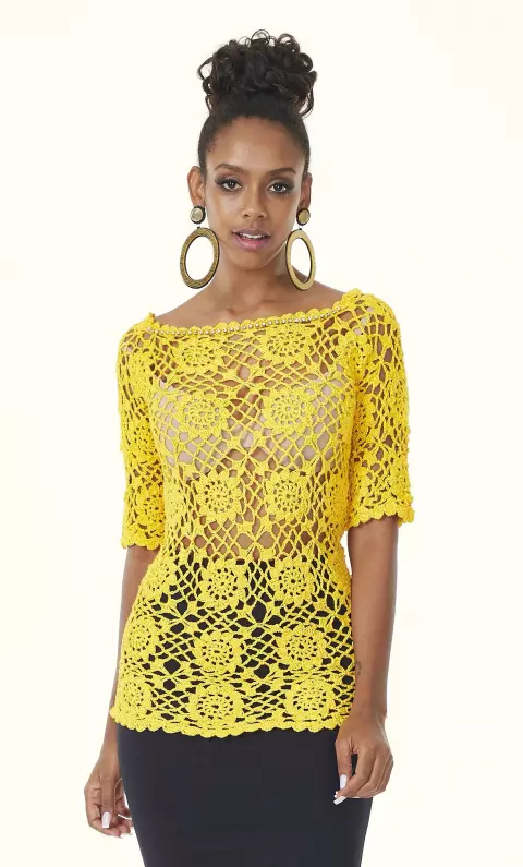 Blusa Glamour Amarelo