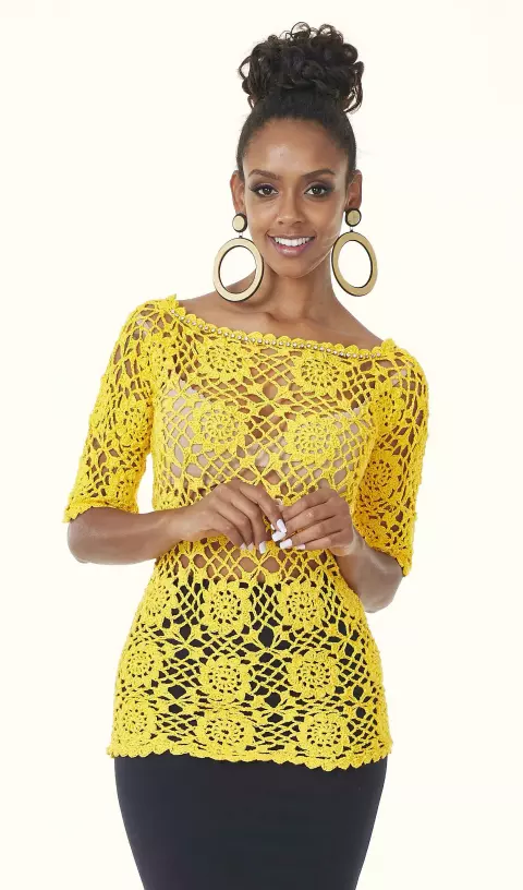 Blusa Glamour Amarelo
