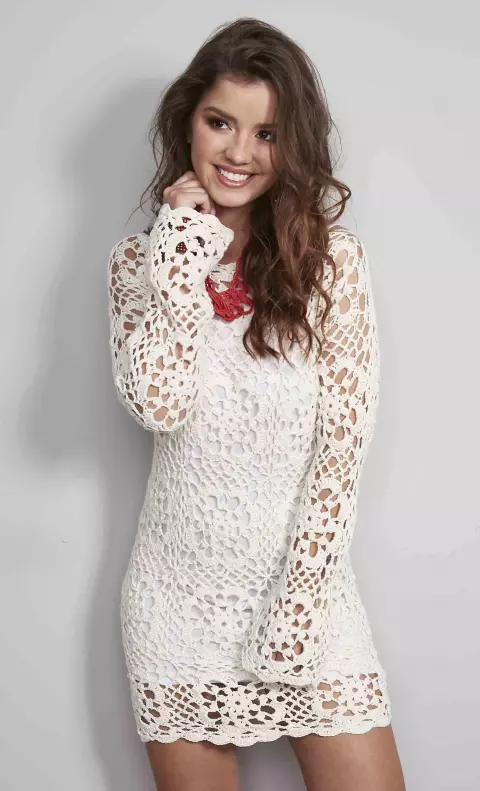 Vestido Motivos Anne Natural