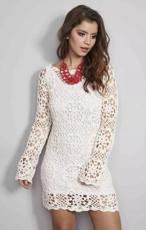 Vestido Motivos Anne Natural